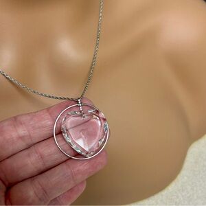 Hallmark - Crystal Floating Heart Necklace